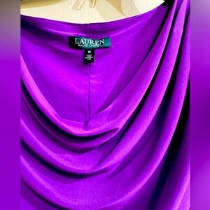 Lauren Ralph Lauren size 10, sleeveless and knee length. Stunning magenta color